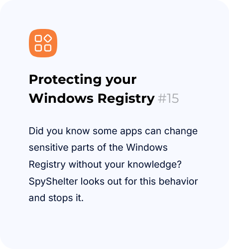 SS15 registry protection