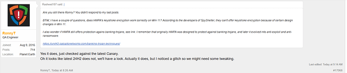 Hitman Pro Alert post