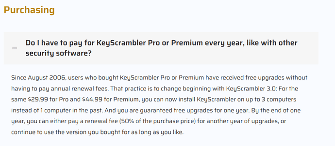 KeyScrambler purchasing